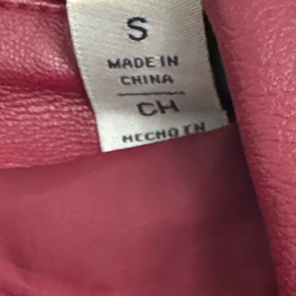 Levi's Burgundy Leather Jacket - Picture 3 of 4